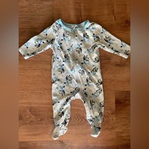 Bluey footie sleepers